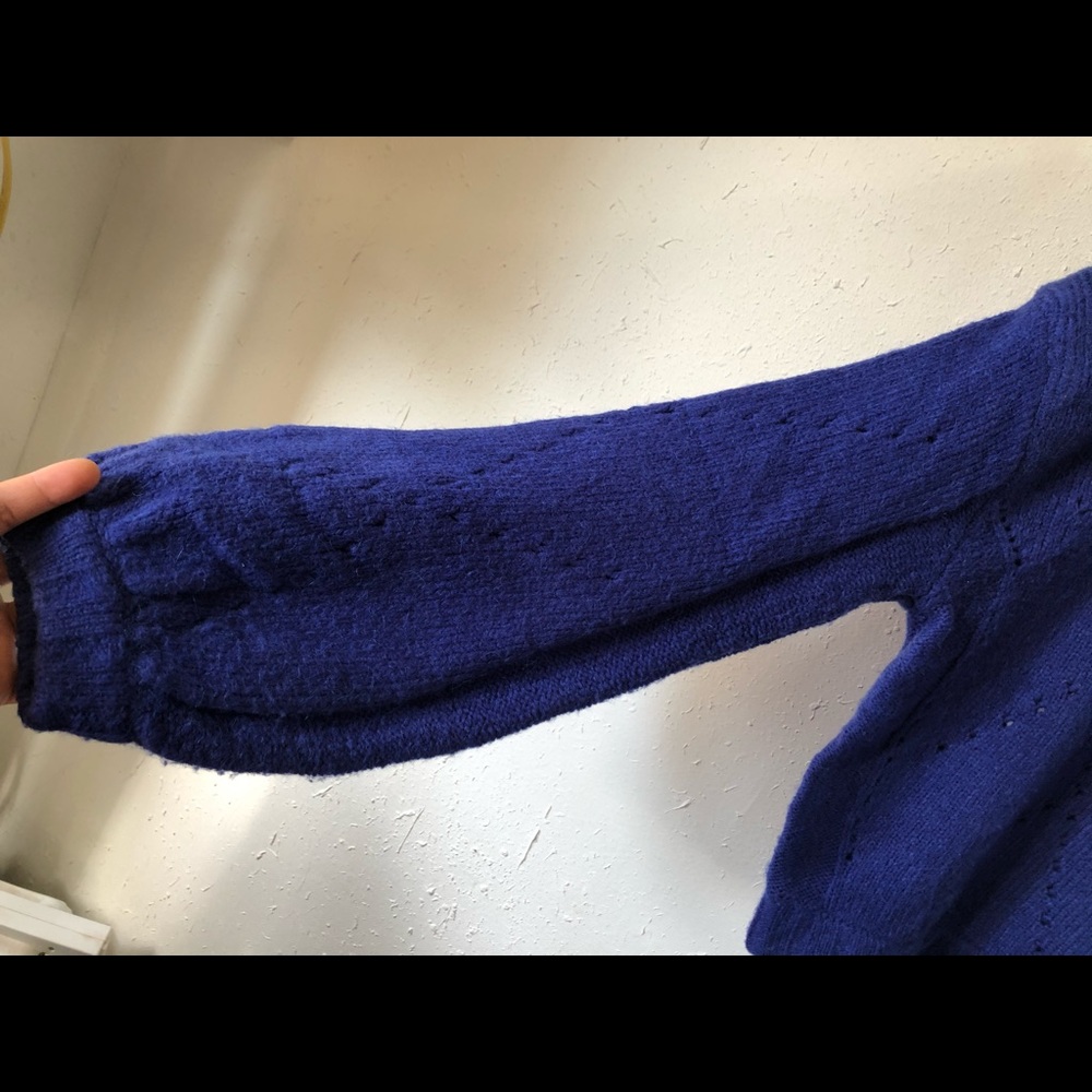 Rare Color For Love and Lemons FL&L Mia Pointelle Sweater XL - Picture 10 of 16